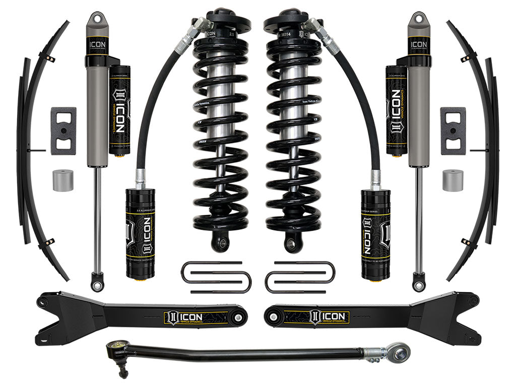 2023-2025 Ford F-250/F-350 Super Duty 4WD 2.5-3 Inch Lift Coilover Conversion System W/ Radius Arms & Expansion Packs Icon Vehicle Dynamics