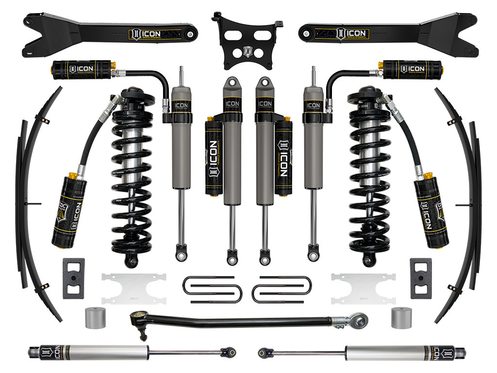 2023-2025 Ford F-250/F-350 Super Duty 4WD 2.5-3 Inch Lift Coilover Conversion System W/ Radius Arms & Expansion Packs Icon Vehicle Dynamics
