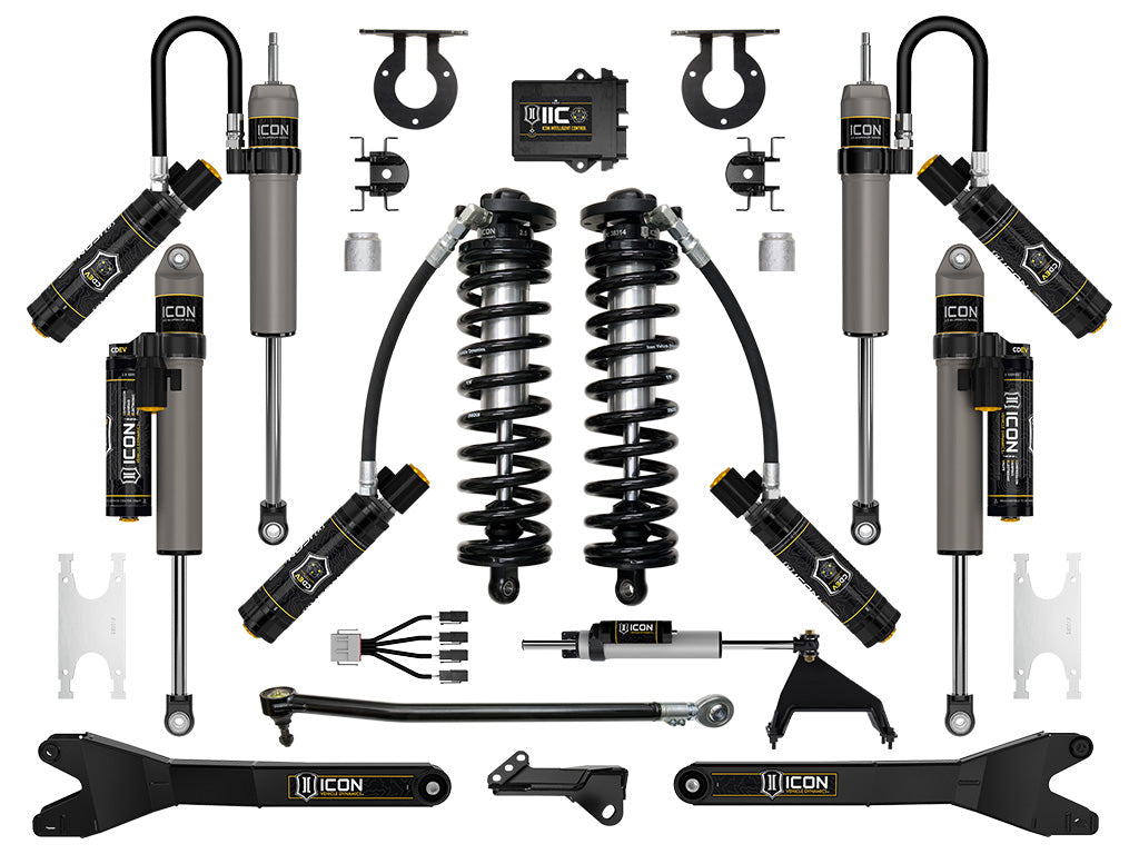 2023-2025 Ford F-250/F-350 Super Duty 4WD 2.5-3 Inch Lift Coilover Conversion System W/ Radius Arms & Expansion Packs Icon Vehicle Dynamics
