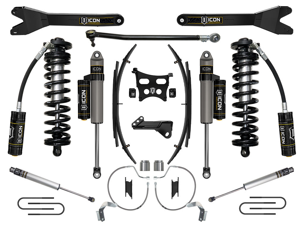 2023-2025 Ford F-250/F-350 Super Duty 4WD 4-5.5 Inch Lift Coilover Conversion System W/ Radius Arms Icon Vehicle Dynamics