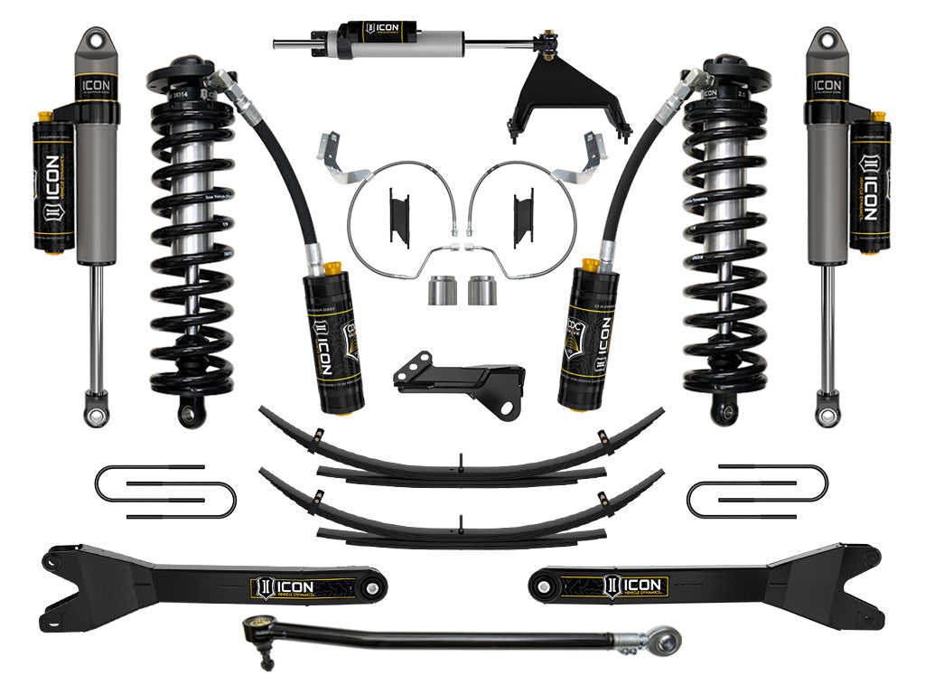 2023-2025 Ford F-250/F-350 Super Duty 4WD 4-5.5 Inch Lift Coilover Conversion System W/ Radius Arms Icon Vehicle Dynamics
