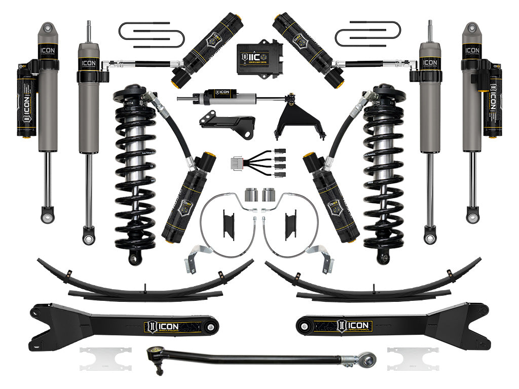 2023-2025 Ford F-250/F-350 Super Duty 4WD 4-5.5 Inch Lift Coilover Conversion System W/ Radius Arms Icon Vehicle Dynamics