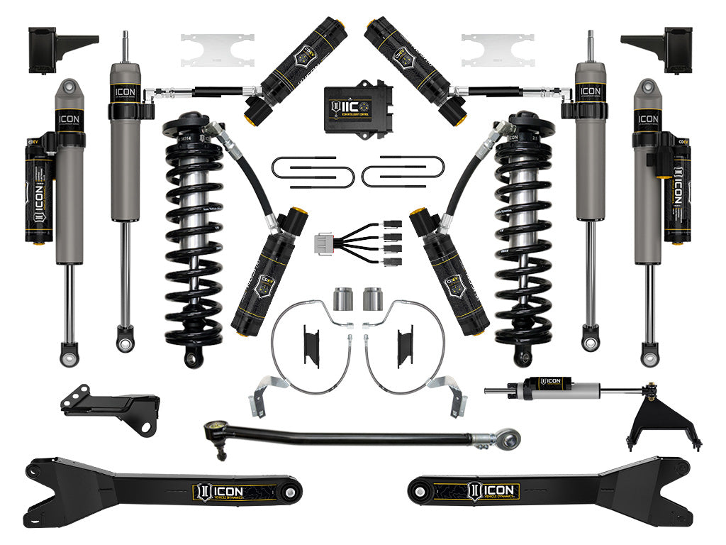 2023-2025 Ford F-250/F-350 Super Duty 4WD 4-5.5 Inch Lift Coilover Conversion System W/ Radius Arms Icon Vehicle Dynamics