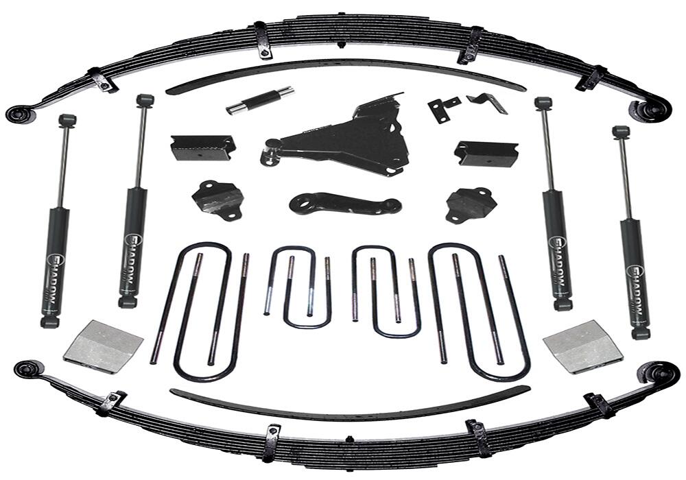 8 Inch Lift Kit 2000-2004 Ford F-250 and F-350 Super Duty 4WD Diesel and V-10 with Superlift Shocks Superlift