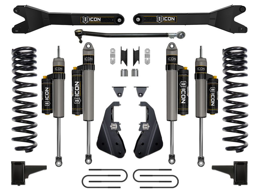 17-19 Ford F250/F350 4.5 Inch Stage 4 Suspension System W Radius Arm Icon Vehicle Dynamics