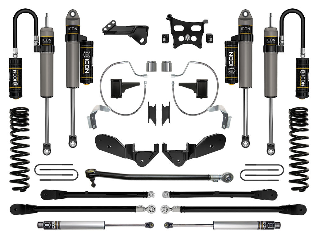 2023-2025 Ford F-250/F-350 Super Duty 4WD Gas 4.5 Inch Lift Stage 6 Suspension System Icon Vehicle Dynamics