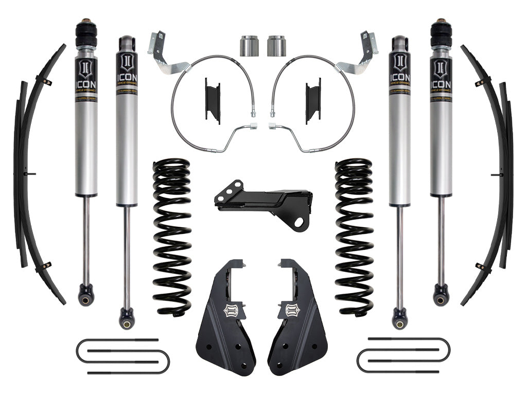 2023-2025 Ford F-250/F-350 Super Duty 4WD Diesel 4.5 Inch Lift Stage 1 Suspension System W/ Expansion Packs Icon Vehicle Dynamics