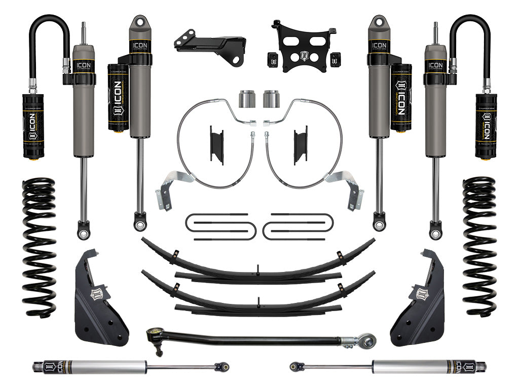 2023-2025 Ford F-250/F-350 Super Duty 4WD Diesel 4.5 Inch Lift Suspension System W/ Expansion Packs Icon Vehicle Dynamics
