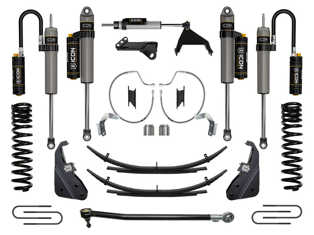 2023-2025 Ford F-250/F-350 Super Duty 4WD Diesel 4.5 Inch Lift Stage 5 Suspension System W/ Expansion Packs Icon Vehicle Dynamics