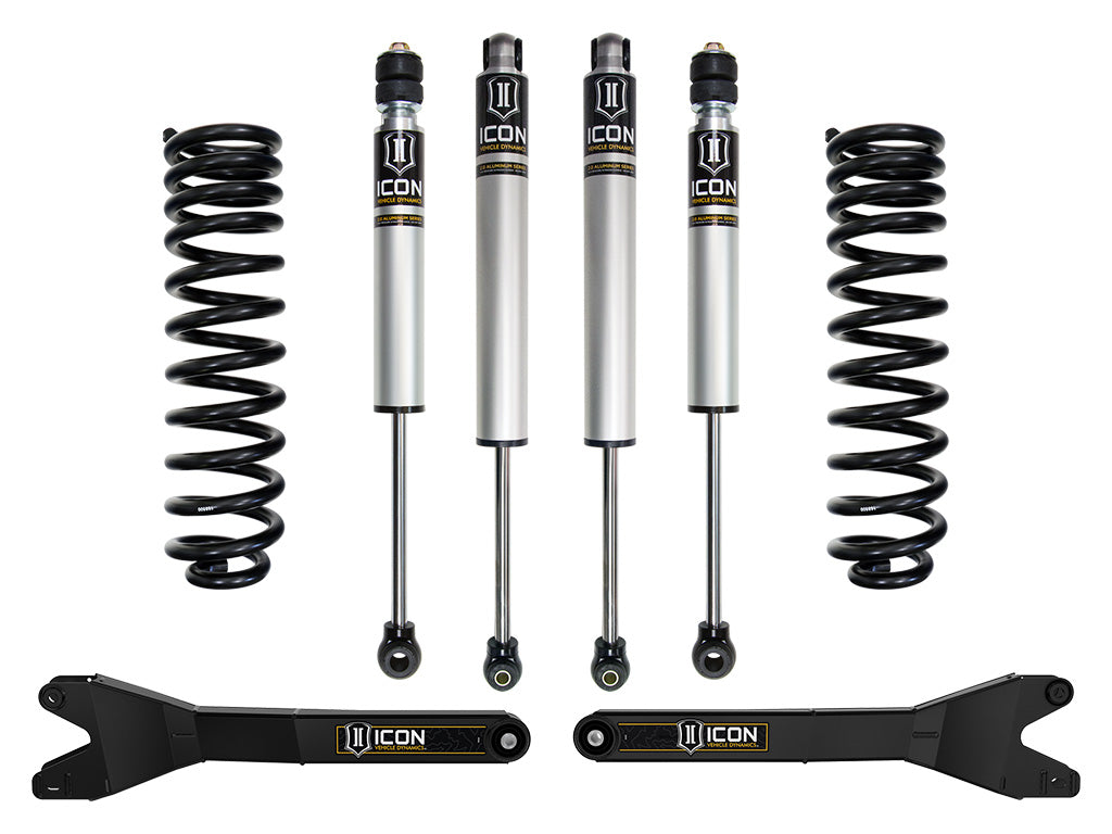 2023-2025 Ford F-250/F-350 Super Duty 4WD Diesel 2.5 Inch Lift Stage 1 Suspension System W/ Radius Arms Icon Vehicle Dynamics