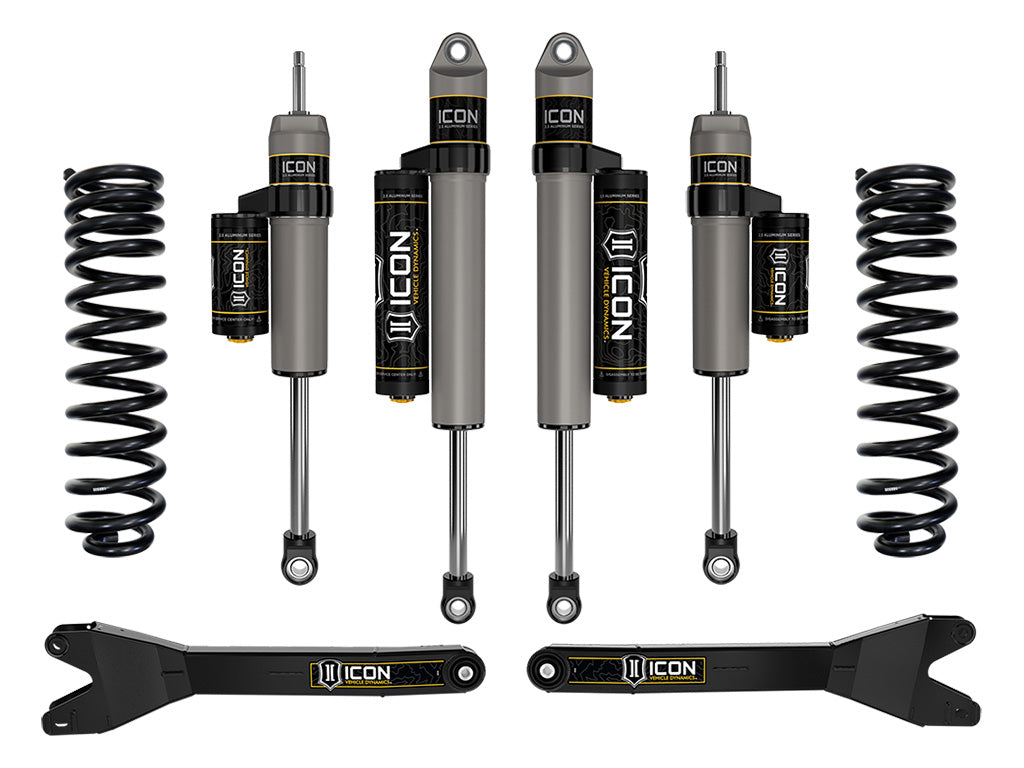 2023-2025 Ford F-250/F-350 Super Duty 4WD Diesel 2.5 Inch Lift Stage 2 Suspension System W/ Radius Arms Icon Vehicle Dynamics