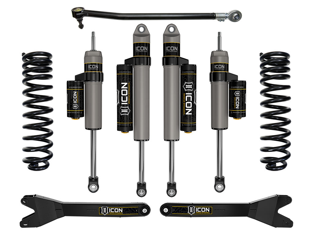 2023-2025 Ford F-250/F-350 Super Duty 4WD Diesel 2.5 Inch Lift Stage 3 Suspension System W/ Radius Arms Icon Vehicle Dynamics