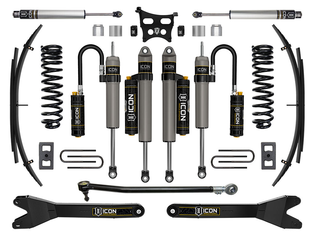 2023-2025 Ford F-250/F-350 Super Duty 4WD Diesel 2.5 Inch Lift Stage 5 Suspension System W/ Radius Arms And Expansion Packs Icon Vehicle Dynamics