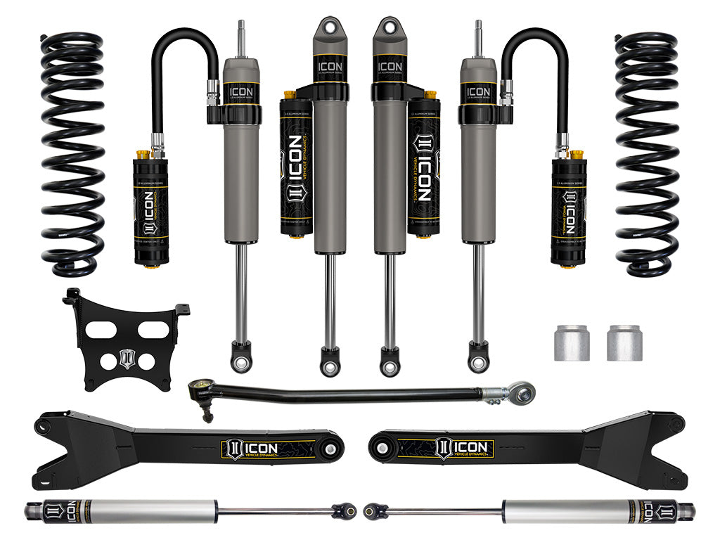 2023-2025 Ford F-250/F-350 Super Duty 4WD Diesel 2.5 Inch Lift Stage 5 Suspension System W/ Radius Arms Icon Vehicle Dynamics