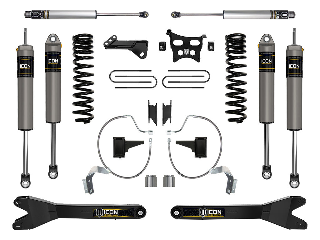 2023-2025 Ford F-250/F-350 Super Duty 4WD Diesel 4.5 Inch Lift Suspension System W/ Radius Arms Icon Vehicle Dynamics