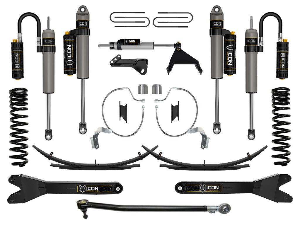 2023-2025 Ford F-250/F-350 Super Duty 4WD Diesel 4.5 Inch Lift Suspension System W/ Radius Arms Icon Vehicle Dynamics