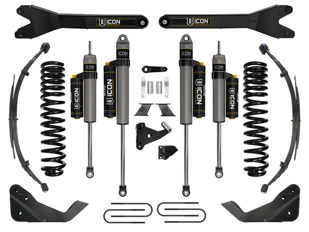 ICON 2008-2010 Ford F250/F350, 7" Lift, Stage 5 Suspension System, w/Radius Arm