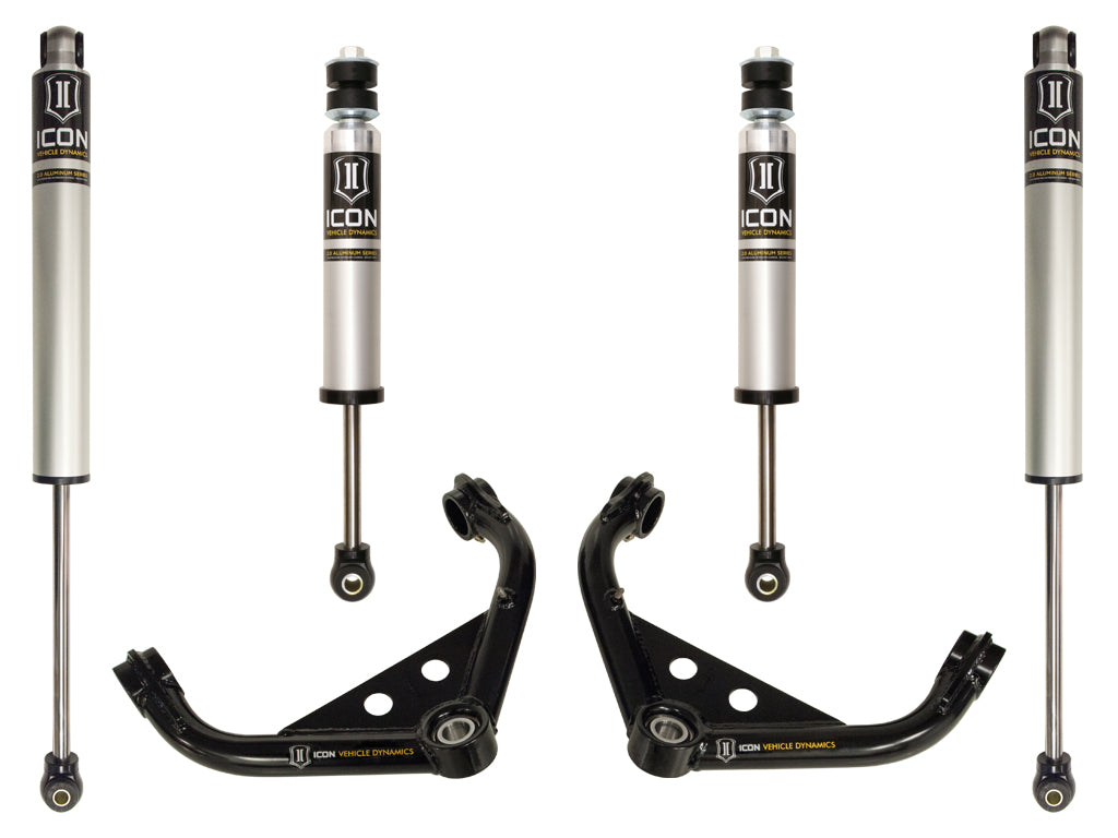 01-10 GM 2500HD/3500 0-2 Inch Suspension System Icon Vehicle Dynamics