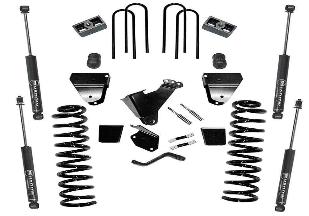 6 Inch Lift Kit 2005-2007 Ford F-250 and F-350 Super Duty 4WD Diesel Engine with Superlift Shocks Superlift