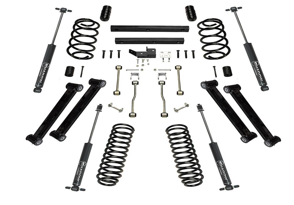 4 Inch Lift Kit 1997-2002 Jeep Wrangler TJ with Superlift Shocks Superlift