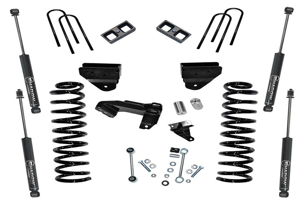 4 Inch Lift Kit 2008-2010 Ford F-250 and F-350 Super Duty 4WD Diesel Engine with Superlift Shocks Superlift
