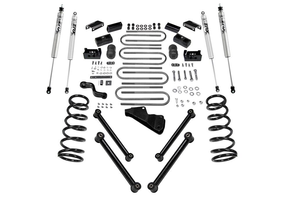 6 Inch Lift Kit 2007-2008 Dodge Ram 2500/3500 4WD 6.7L Cummins Diesel Engine with Fox 2.0 Series Shocks Superlift