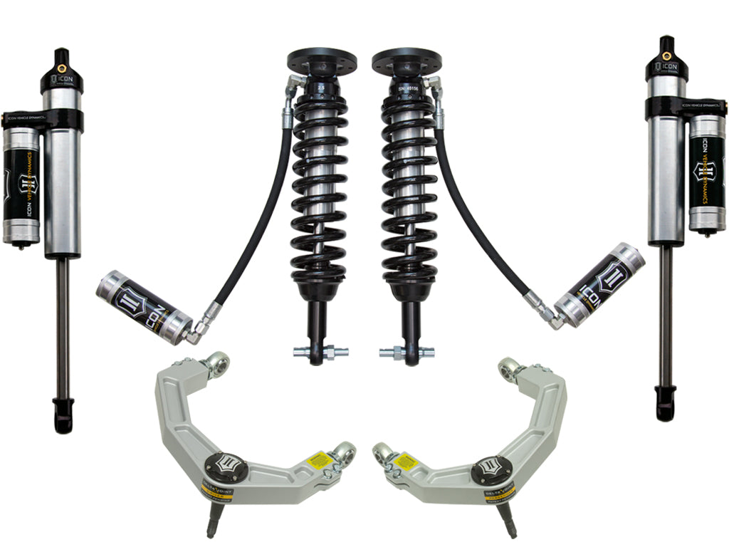 2014 Ford F150 4WD 1.75-2.63 Inch Suspension System W Billet UCA Icon Vehicle Dynamics
