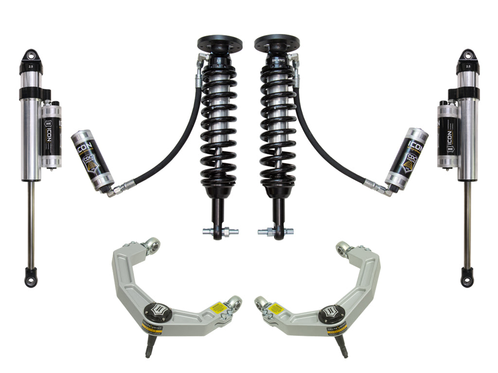 2014 Ford F150 4WD 1.75-2.63 Inch Suspension System W Billet UCA Icon Vehicle Dynamics