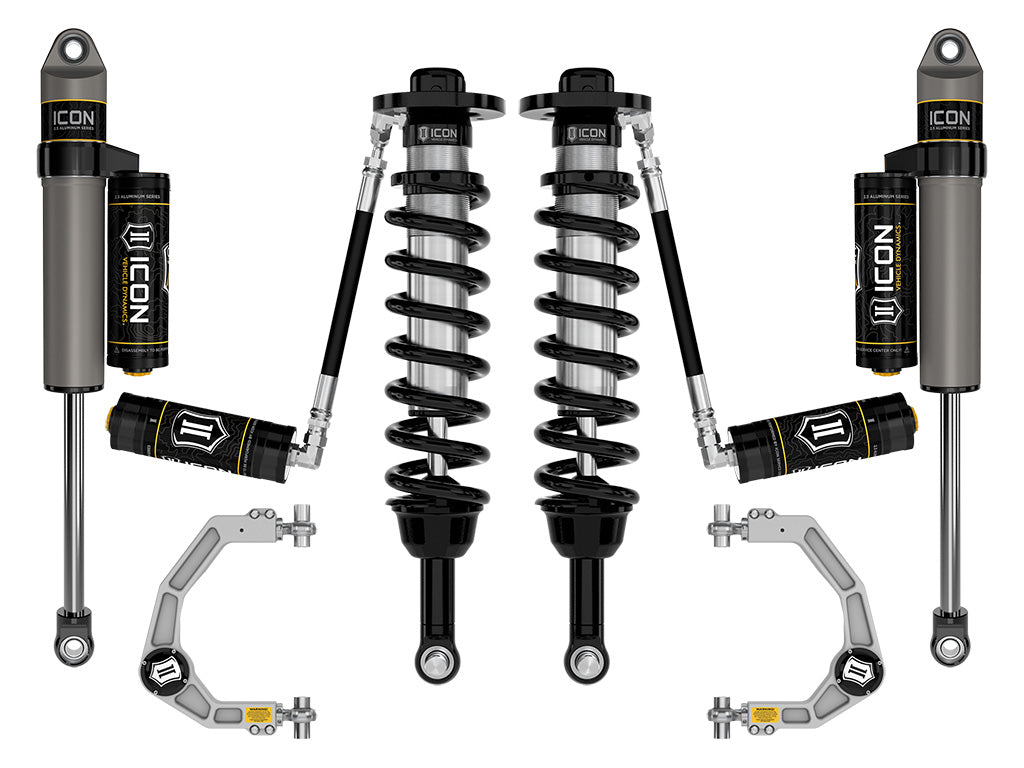 2021-2024 Ford F-150 4WD 2.75-3.5 Inch Lift Suspension System Billet Icon Vehicle Dynamics