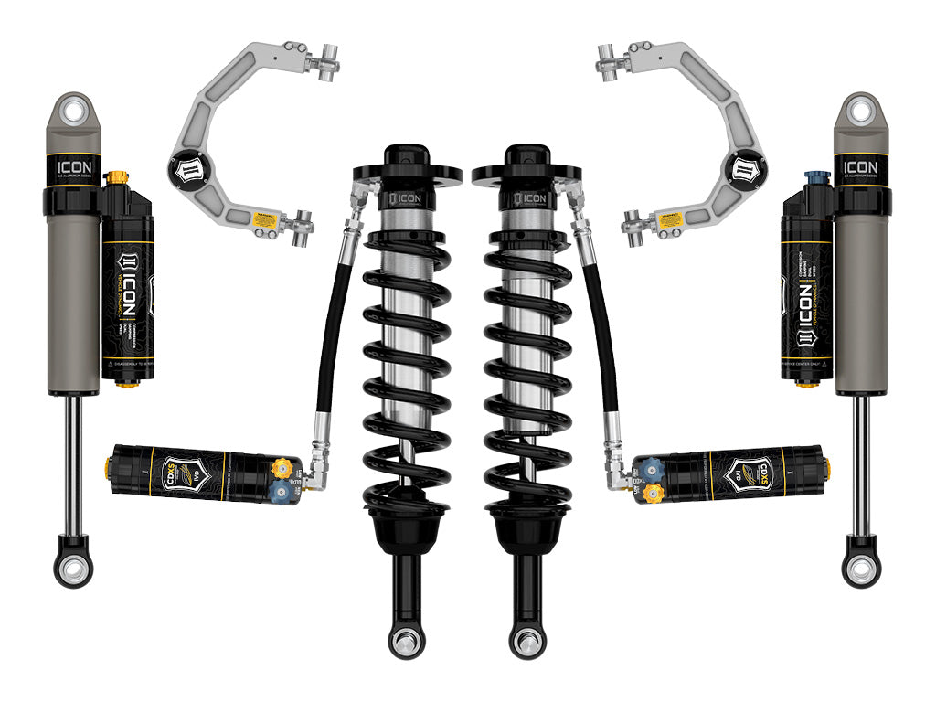 2021-2024 Ford F-150 4WD 2.75-3.5 Inch Lift Stage 4 Suspension System Billet CDXS Icon Vehicle Dynamics