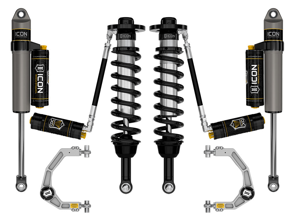 2021-2024 Ford F-150 4WD 2.75-3.5 Inch Lift Suspension System Billet Icon Vehicle Dynamics