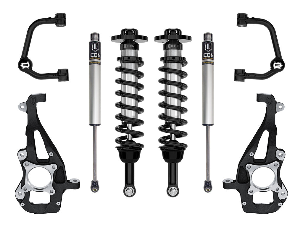 2021-2024 Ford F-150 4WD 3.5-4.5 Inch Lift Suspension System Tubular Icon Vehicle Dynamics