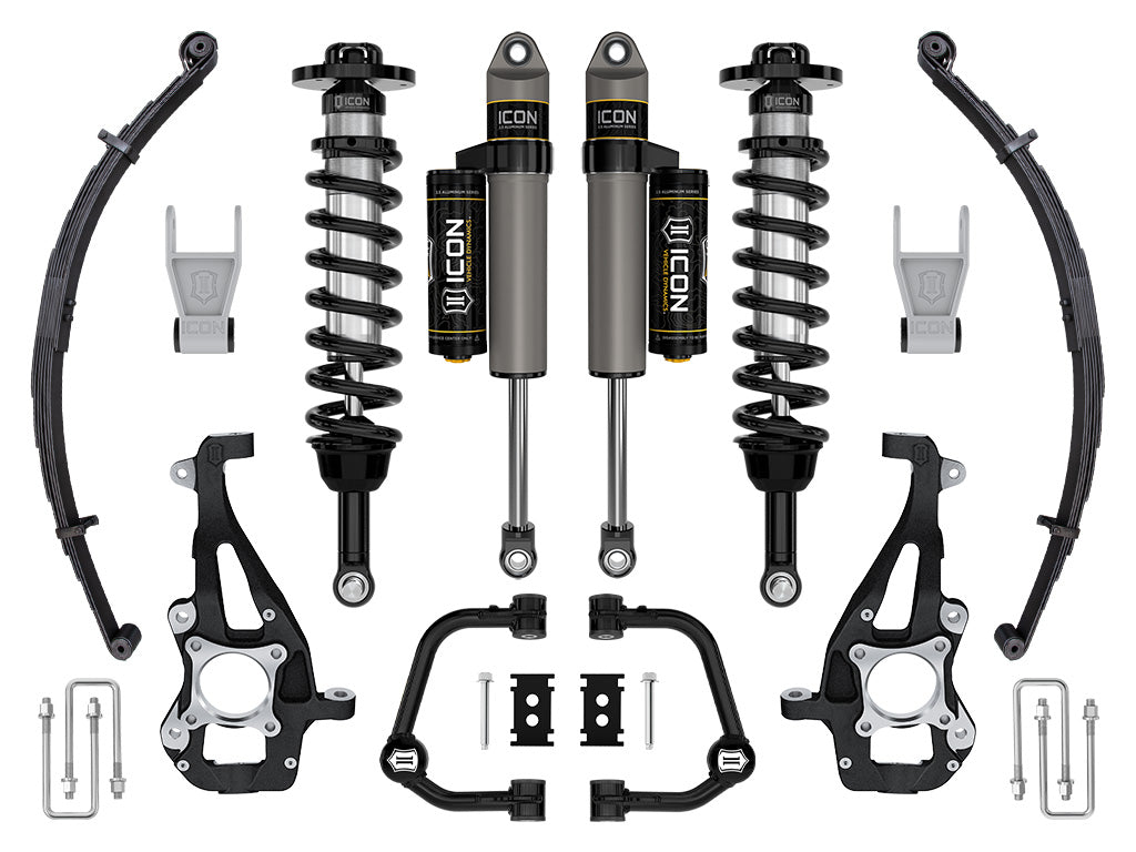 2021-2024 Ford F-150 4WD 3.5-4.5 Inch Lift Suspension System Tubular Icon Vehicle Dynamics