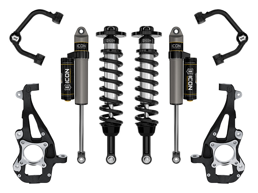 2021-2024 Ford F-150 4WD 3.5-4.5 Inch Lift Suspension System Tubular Icon Vehicle Dynamics