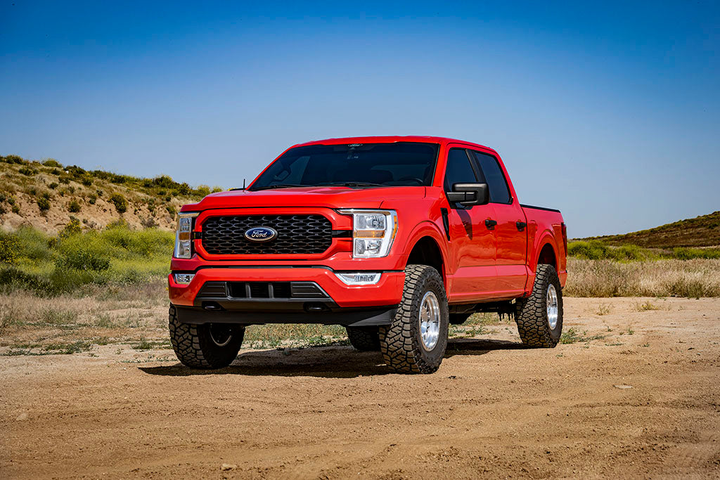 2021-2024 Ford F-150 4WD 3.5-4.5 Inch Lift Stage 2 Suspension System Billet Icon Vehicle Dynamics