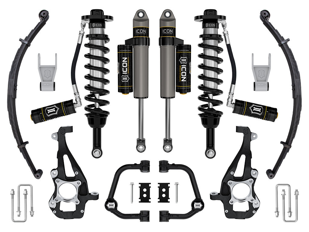 2021-2024 Ford F-150 4WD 3.5-4.5 Inch Lift Suspension System Tubular Icon Vehicle Dynamics