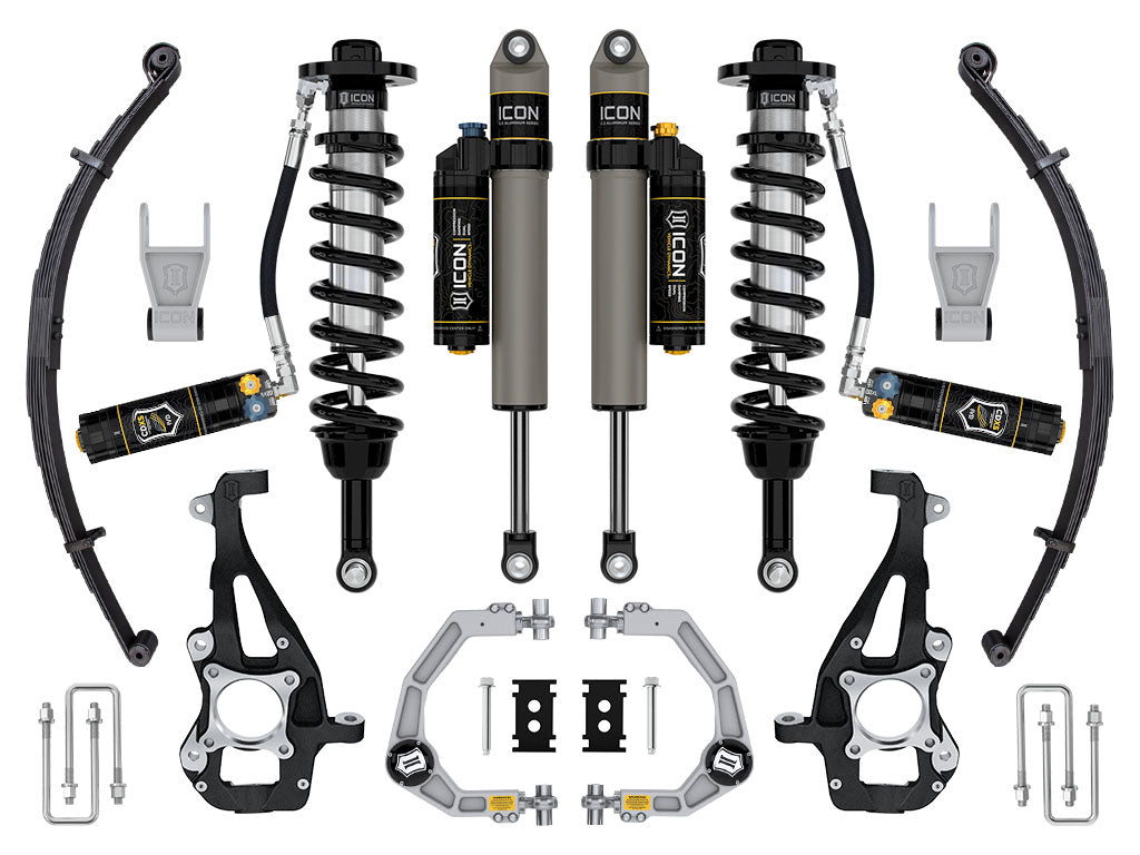 2021-2024 Ford F-150 4WD 3.5-4.5 Inch Lift Suspension System Tubular Icon Vehicle Dynamics