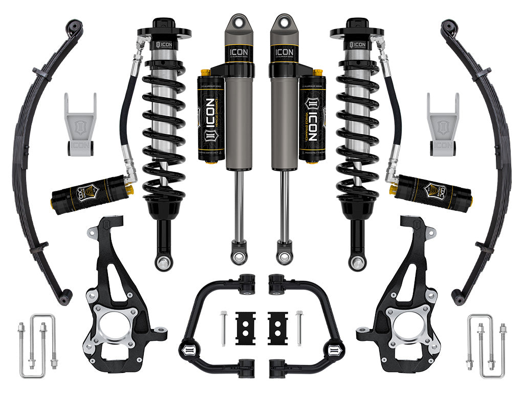 2021-2024 Ford F-150 4WD 3.5-4.5 Inch Lift Suspension System Tubular Icon Vehicle Dynamics