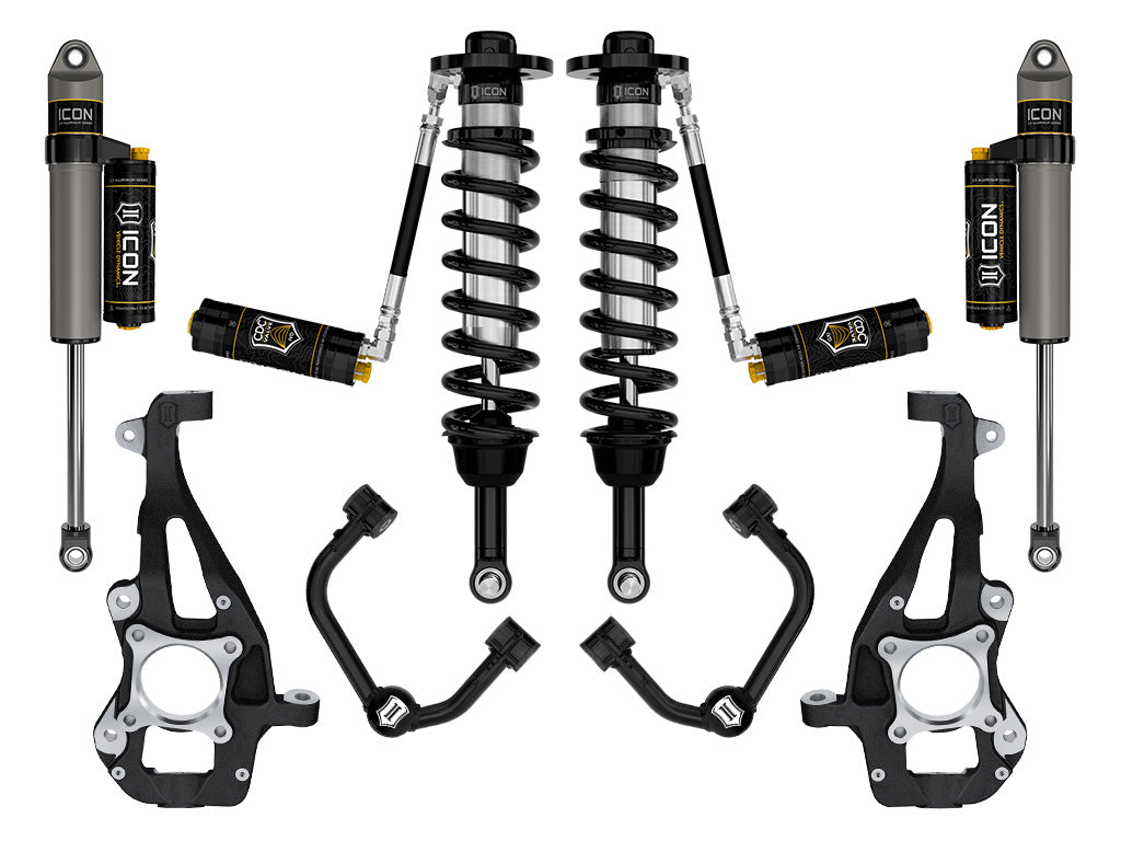 2021-2024 Ford F-150 4WD 3.5-4.5 Inch Lift Suspension System Tubular Icon Vehicle Dynamics