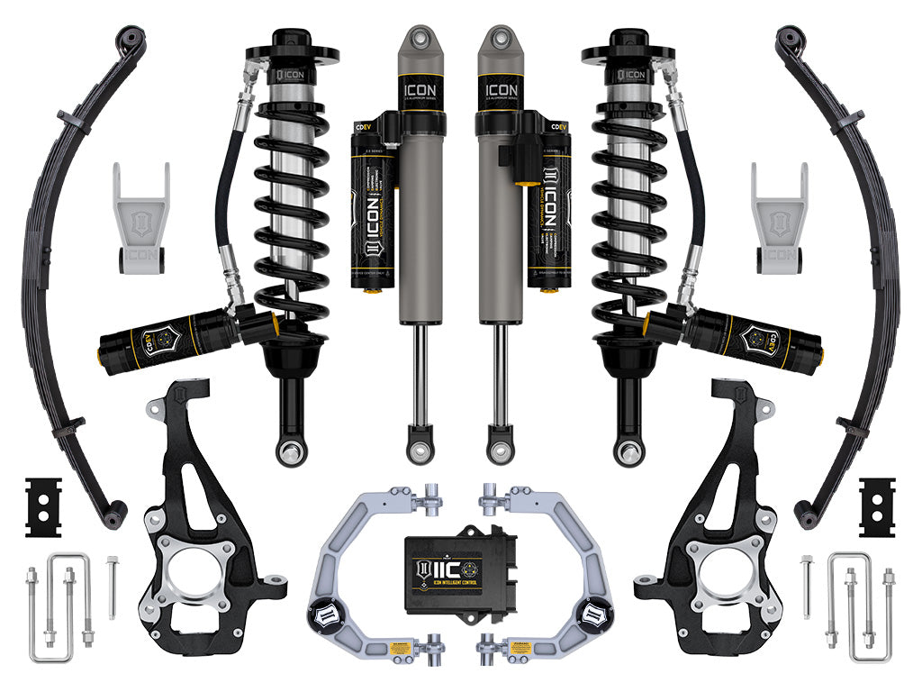 2021-2024 Ford F-150 4WD 3.5-4.5 Inch Lift Suspension System Tubular Icon Vehicle Dynamics