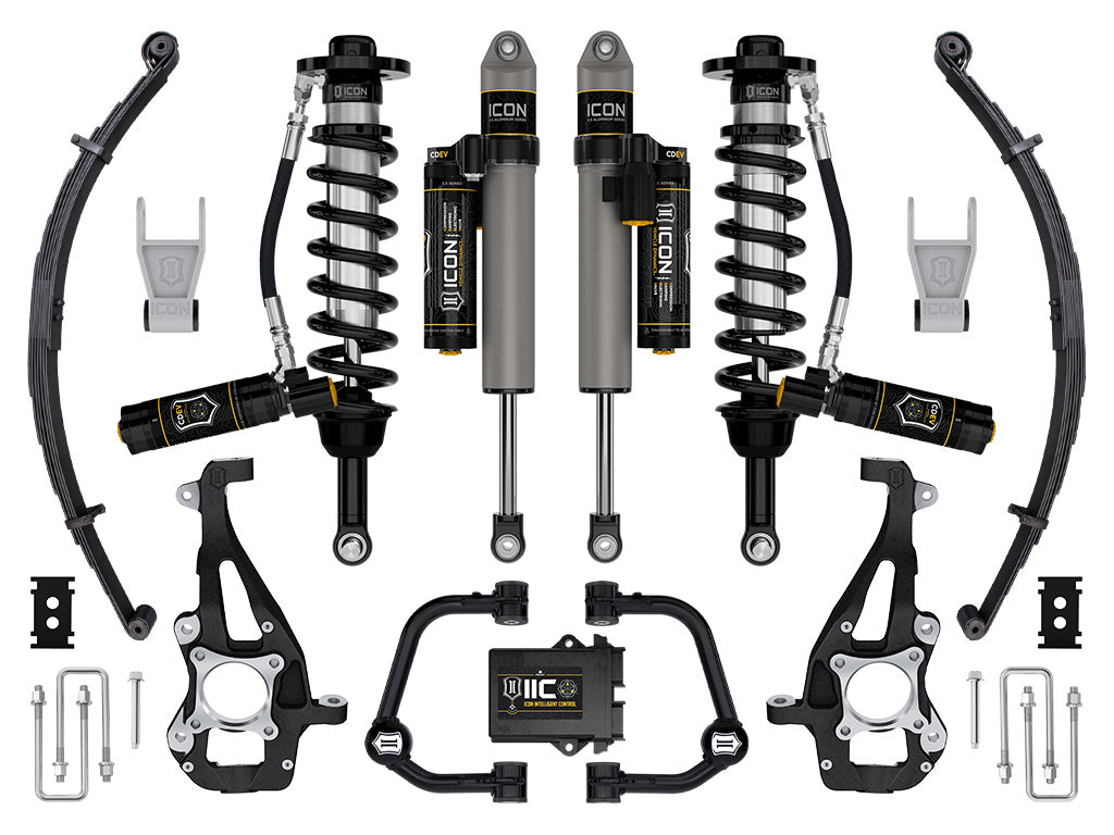 2021-2024 Ford F-150 4WD 3.5-4.5 Inch Lift Suspension System Tubular Icon Vehicle Dynamics