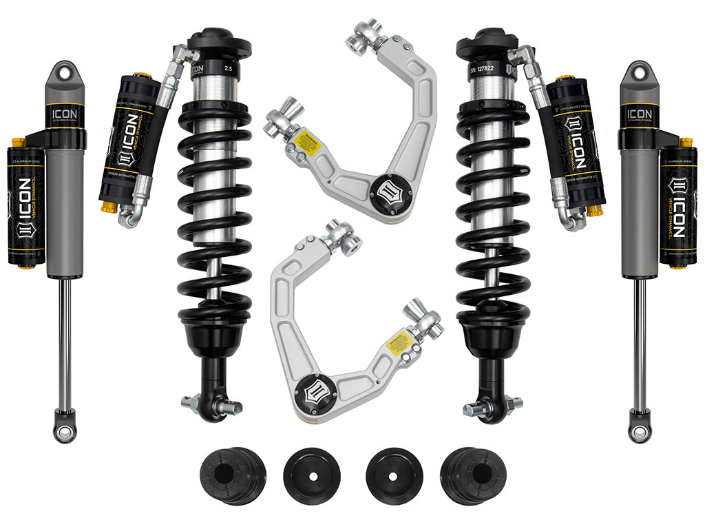 19-21 Ford Ranger 0-3.5 Inch Lift Stage 5 Susp System Billet UCA Al Knuckle Icon Vehicle Dynamics