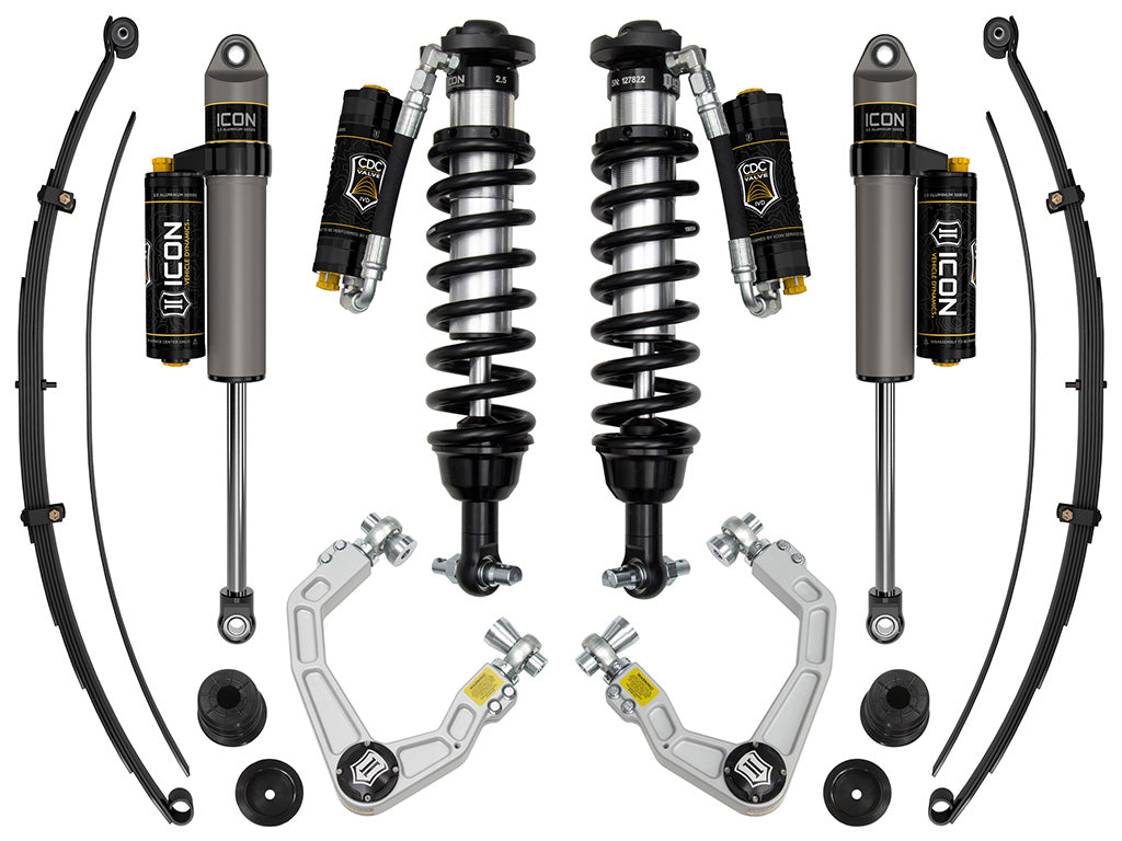 19-21 Ford Ranger 0-3.5 Inch Lift Susp System Billet UCA Al Knuckle Icon Vehicle Dynamics