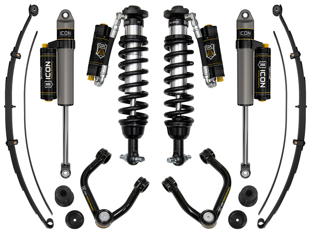 19-21 Ford Ranger 0-3.5 Inch Lift Susp System Billet UCA Al Knuckle Icon Vehicle Dynamics