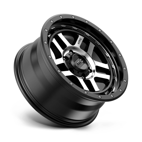 KM540 18X8.5 6X120 S-BLK MACH 00MM