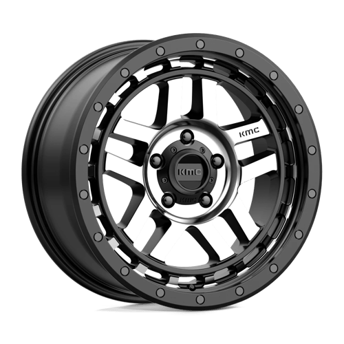 KM540 18X8.5 5X150 S-BLK MACH 18MM