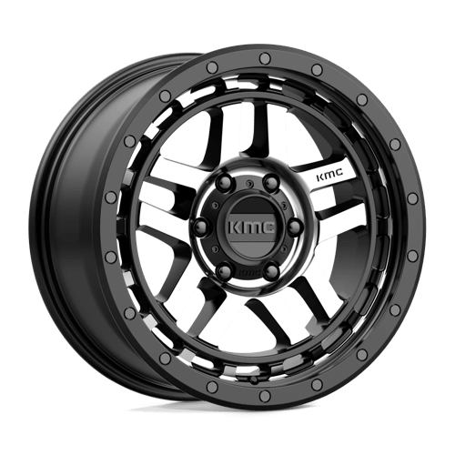 KM540 18X8.5 6X5.5 S-BLK MACH 18MM