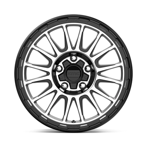 KM542 17X8.5 5X5.0 S-BLK MACH 00MM