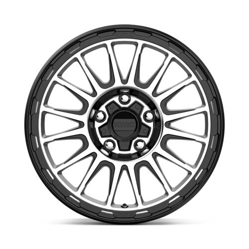 KM542 17X8 5X4.25 S-BLK MACH 38MM