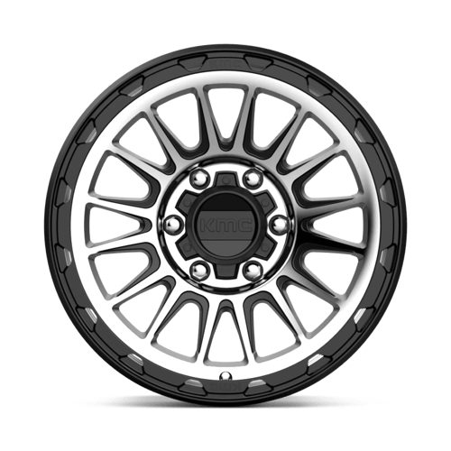 KM542 17X8.5 6X5.5 S-BLK MACH 00MM